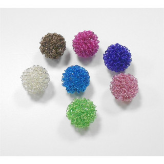SFERA IN FILO DI METALLO COLORI ASSORTITI 14 mm