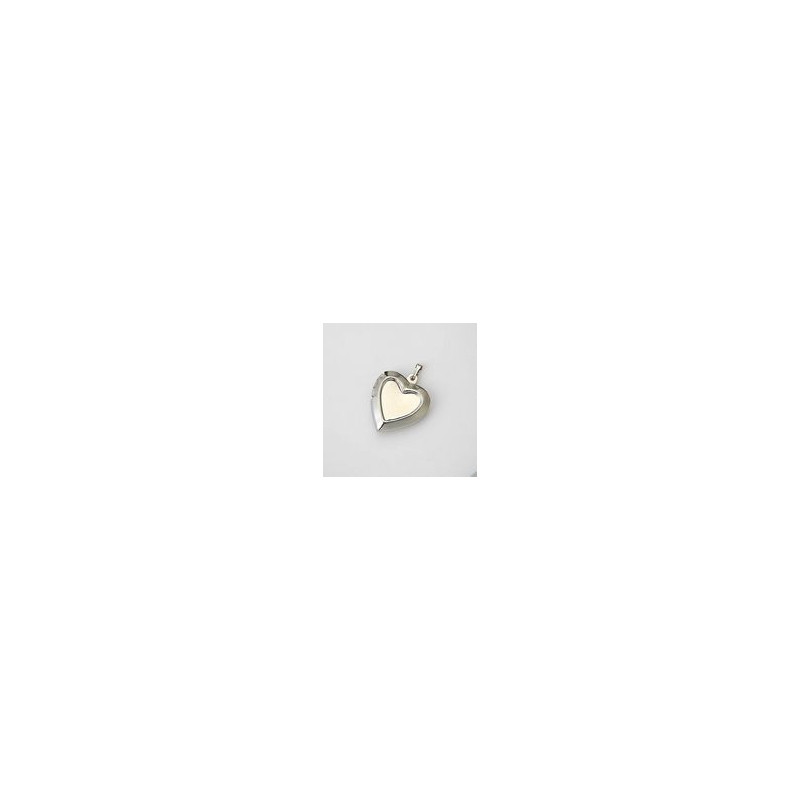 MEDAGLIA CUORE PICCOLA NICKEL APRIBILE 20x23 mm