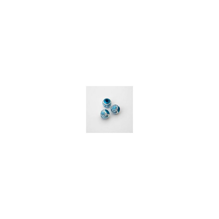 MINUTERIA TONDA AZZURRO Ø 10 VARIA ALLUMINIO