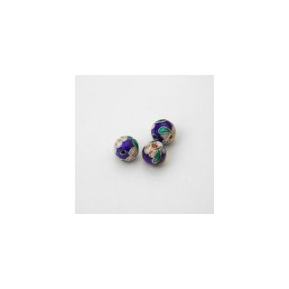 PERLE CLOISSONNÉ Ø10 BLU. CONFEZIONE DA 100 PEZZI