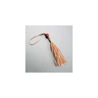 FIOCCHETTO DECORO CON GRANO LEGNO COLORE PESCA. Confezione da 100 PZ.
