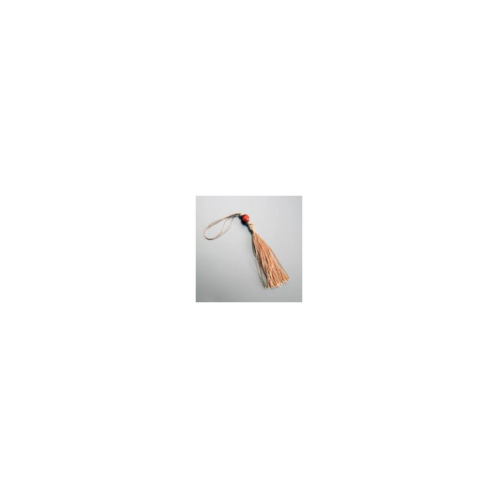 FIOCCHETTO DECORO CON GRANO LEGNO COLORE PESCA. Confezione da 100 PZ.