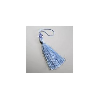 FIOCCHETTO DECORO CON GRANO PLASTIC COLORE AZZURRO. Confezione da 100 PZ.