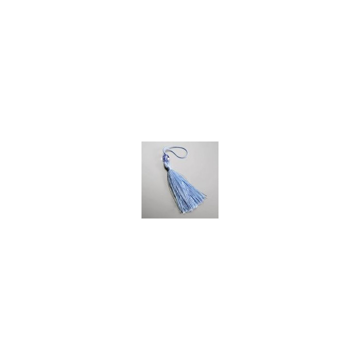FIOCCHETTO DECORO CON GRANO PLASTIC COLORE AZZURRO. Confezione da 100 PZ.