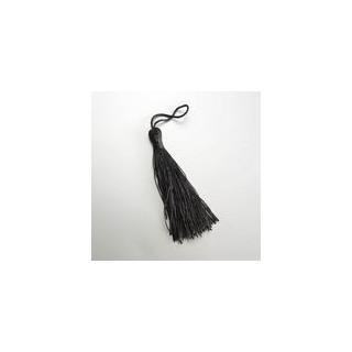 FIOCCHETTO DECORO CON NODO ALTO 9 CM (SOLO FIOCCO) COL.NERO. Confezione da 100 PZ.