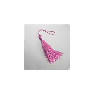 FIOCCHETTI DECORO CON NODO ALTI 9 CM (SOLO FIOCCO) COLORE ROSA. CONFEZIONE DA 100 PEZZI