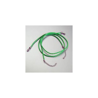 CORDONCINO IN ECOPELLE VERDE C6 Ø 4