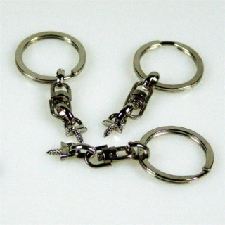 ANELLO CON CATENA MARINA E CHIODO 30x23x3 mm