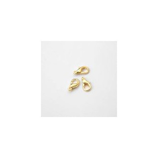 MOSCHETTONI 12 mm IN ZAMA DORATO. CONFEZIONE DA 500 PEZZI