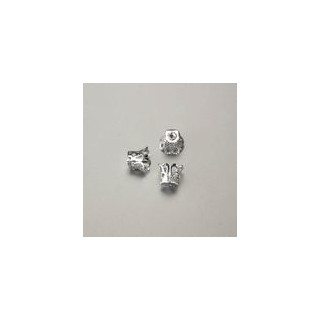 TERMINALI COPRI NODO A FIORE 6x7x9 mm. CONFEZIONE DA 500 PEZZI