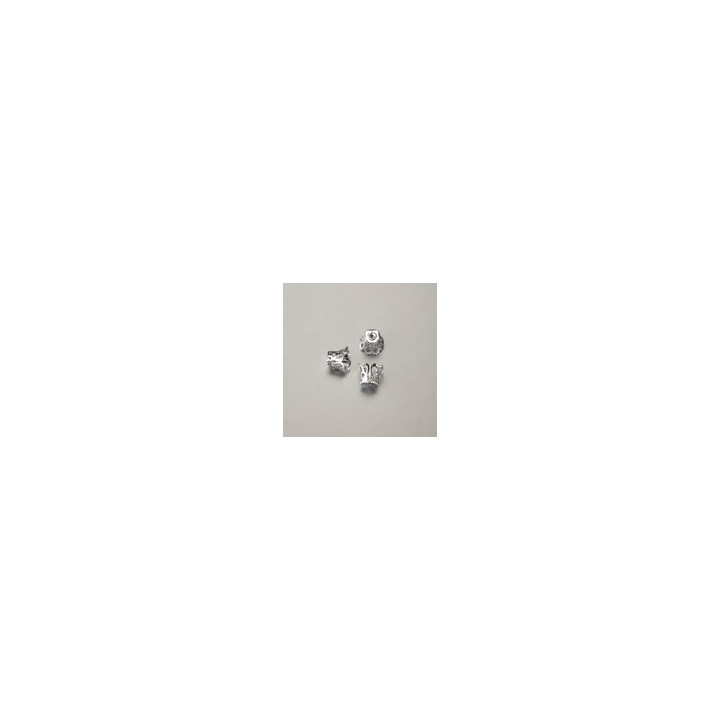 TERMINALI COPRI NODO A FIORE 6x7x9 mm. CONFEZIONE DA 500 PEZZI