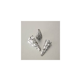 TERMINALI COPRI NODO A CONO 3x9x2 mm. CONFEZIONE DA 500 PEZZI