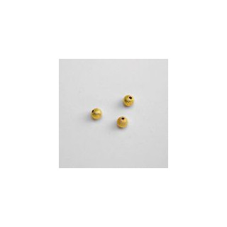 SFERA OTTONE CON BRILLANTINI DORATO Ø6. Confezione da 500 PZ.