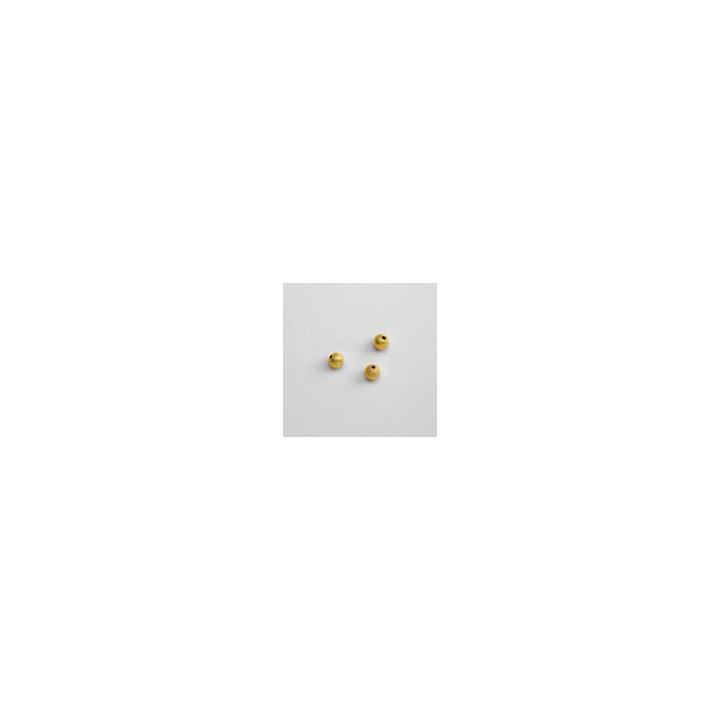 SFERA OTTONE CON BRILLANTINI DORATO Ø6. Confezione da 500 PZ.