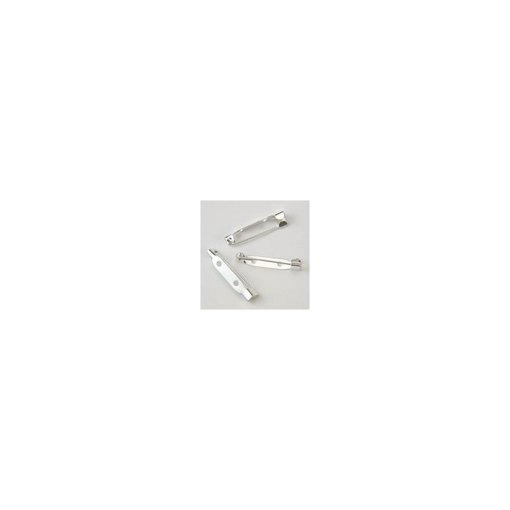 SPILLA GRANDE ARGENTATA 30 mm METALLO. Confezione da 500 PZ.