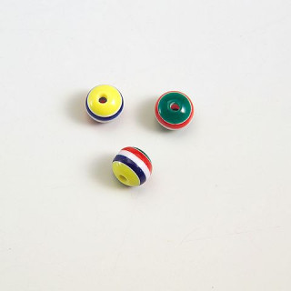 GRANI IN PLASTICA 5 COLORI Ø 8 mm -  Confezione da 1000 PZ.