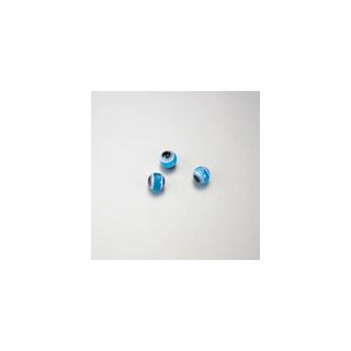 PERLE IN PLASTICA OCCHI DI LINCE COLORE BLU Ø 8 mm. CONFEZIONE DA 1.000 PEZZI