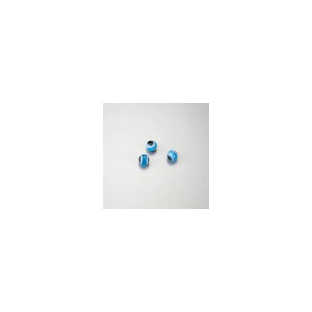 PERLE IN PLASTICA OCCHI DI LINCE COLORE BLU Ø 8 mm. CONFEZIONE DA 1.000 PEZZI