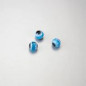 PERLE IN PLASTICA OCCHI DI LINCE COLORE BLU Ø 8 mm. CONFEZIONE DA 1.000 PEZZI