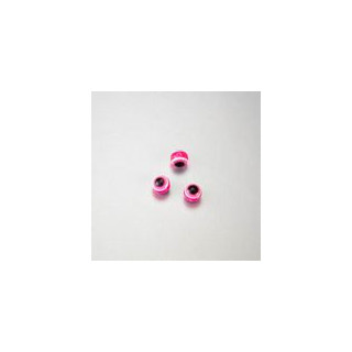 PERLE IN PLASTICA OCCHI DI LINCE COLORE FUCSIA Ø 8 mm -  Confezione da 1000 PZ.