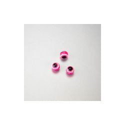 PERLE IN PLASTICA OCCHI DI LINCE COLORE FUCSIA Ø 8 mm -  Confezione da 1000 PZ.