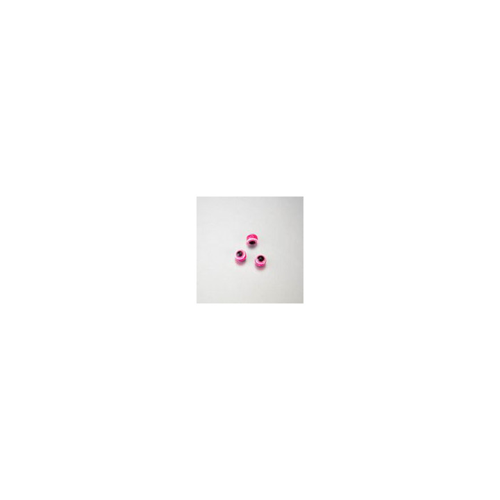 PERLE IN PLASTICA OCCHI DI LINCE COLORE FUCSIA Ø 8 mm -  Confezione da 1000 PZ.
