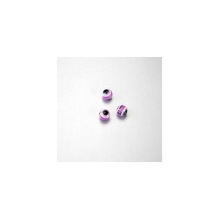 PERLE IN PLASTICA OCCHI DI LINCE COLORE VIOLA Ø 8 mm -  Confezione da 1000 PZ.