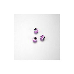 PERLE IN PLASTICA OCCHI DI LINCE COLORE VIOLA Ø 8 mm -  Confezione da 1000 PZ.