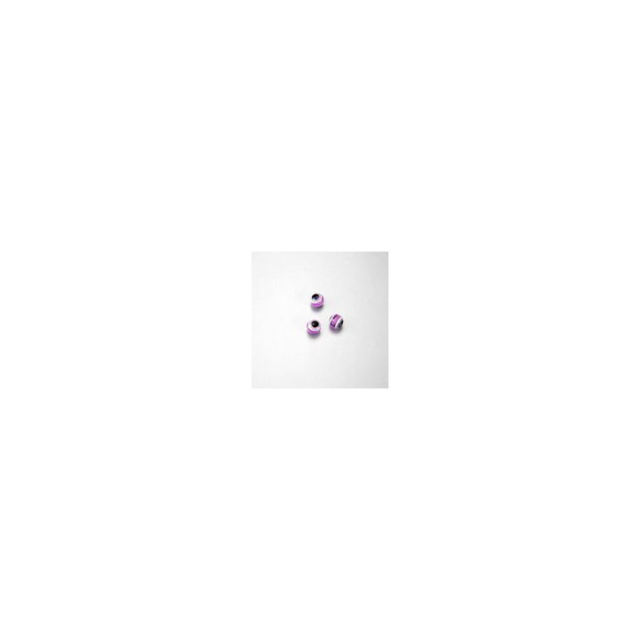 PERLE IN PLASTICA OCCHI DI LINCE COLORE VIOLA Ø 8 mm -  Confezione da 1000 PZ.
