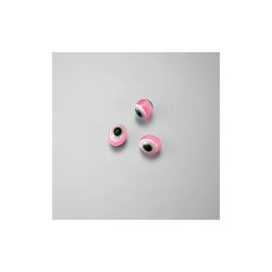 PERLE IN PLASTICA OCCHI DI LINCE COLORE ROSA 8x10 mm - Confezione da 1000 PZ.