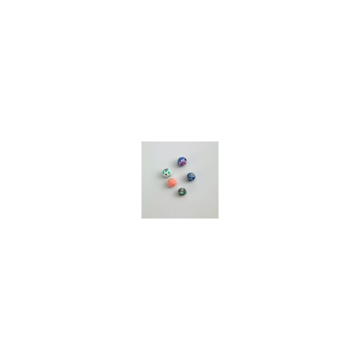 GRANO IN FIMO COLORI ASSORTITI  Ø 6 mm