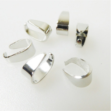 ANELLO OVALE IN METALLO NIKEL 6x9x4 mm