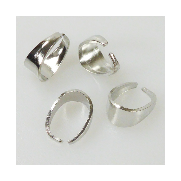 ANELLO OVALE IN METALLO NIKEL 9x11x6 mm. Confezione da 1000 PZ.