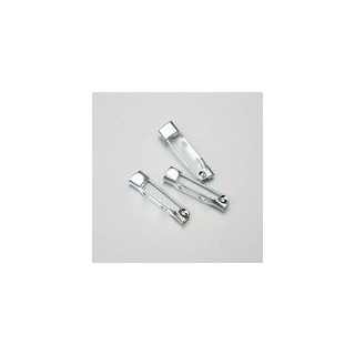 SPILLA MEDIA ARGENTATA 20mm METALLO. Confezione da 1000 PZ