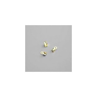 TERMINALI COLLANE ARGENTO 4x6 OTTONE PLACCATO. CONFEZIONE DA 1000 PEZZI
