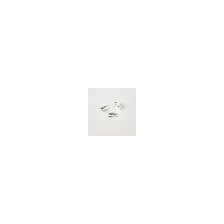 TERMINALE PER CORDONCINO 4,1x10mm IN METALLO. Confezione da 1000 PZ.