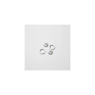 COPPETTE PERLE Ø6 SPESSORE  0,15  ARGENTO. CONFEZIONE DA 1.000 PEZZI