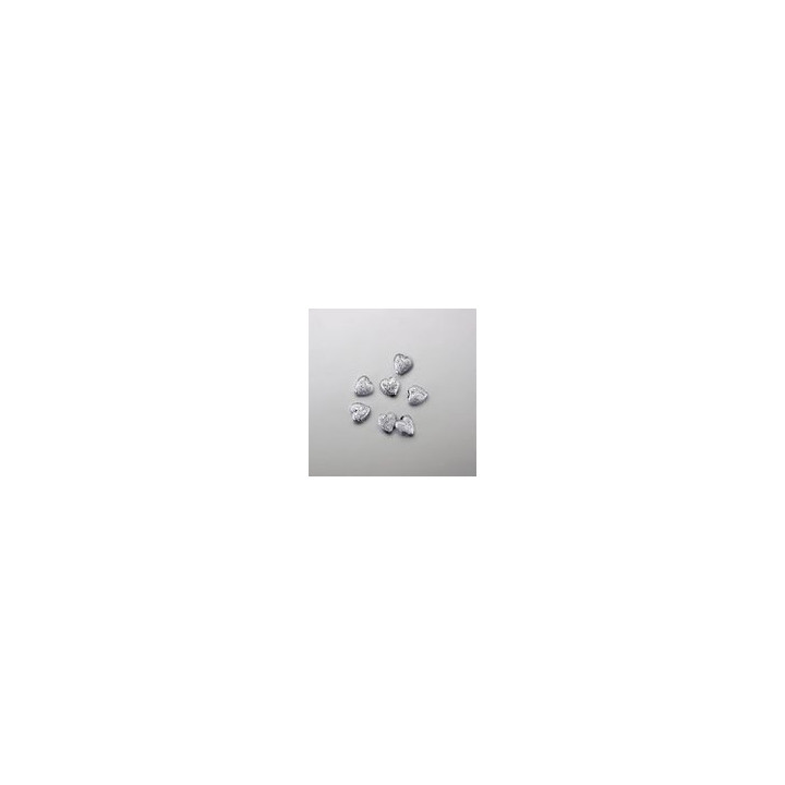 CUORICINI IN PLASTICA CON I BRILLANTINI 5x5mm. CONFEZIONE DA 2.000 PEZZI