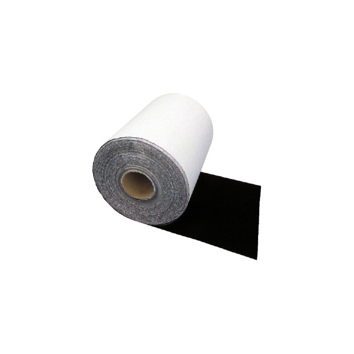 FLOCCATO NERO CON ADESIVO 38cm h