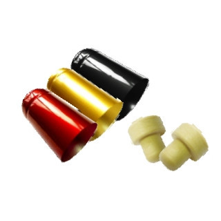 TAPPO SINTETICO CON CAPSULA TERMORESTRINGENTE
