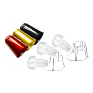 TAPPO PLASTICA CON CAPSULA TERMORESTRINGENTE