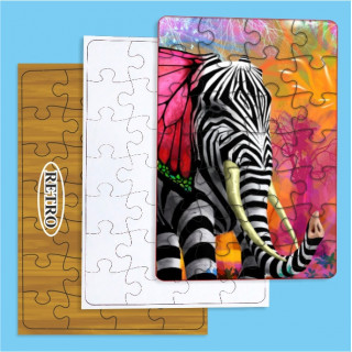 PUZZLE IN MDF SUBLIMABILE DA 28 PEZZI 24,2x16,7 cm SPESSORE  3 mm