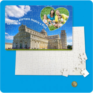 PUZZLE (96 PEZZI) RETTANGOLARE 200x285x8 mm SUBLIMABILE