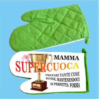 GUANTI DA CUCINA 30x15cm DA PERSONALIZZARE