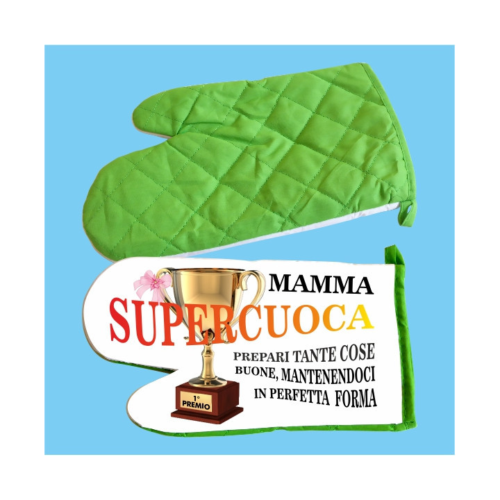 GUANTI DA CUCINA 30x15cm DA PERSONALIZZARE