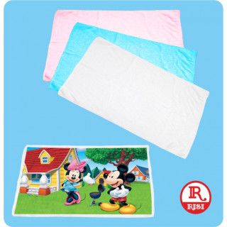 ASCIUGAMANO 60x120 cm COLORI ASSORTITI: ROSA, AZZURRO E BIANCO