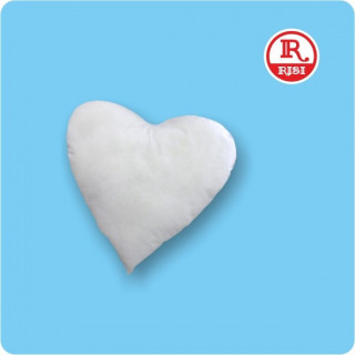 IMBOTTITURA CUSCINO A CUORE 25x30cm IN FIOCCO DI POLIESTERE ANALLERGICO