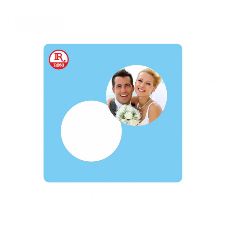 DISCO ALLUMINIO BIANCO LUCIDO 160 mm, SPESSORE  0.5 mm