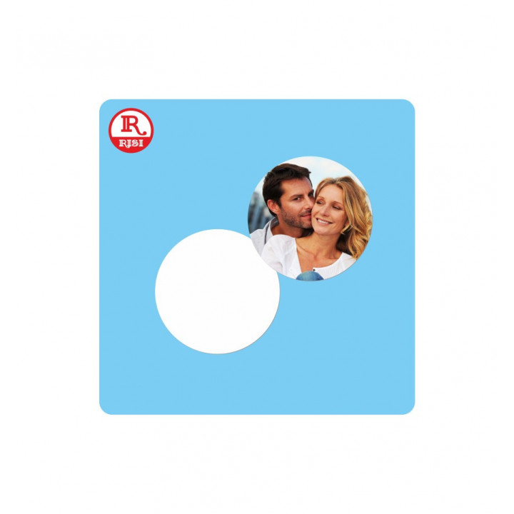 DISCO ALLUMINIO BIANCO LUCIDO 140 mm, SPESSORE  0.5 mm