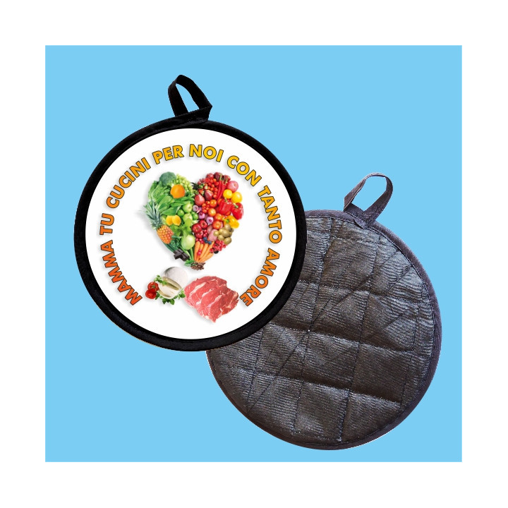 PRESINA DA CUCINA TONDA Ø17 cm DA PERSONALIZZARE